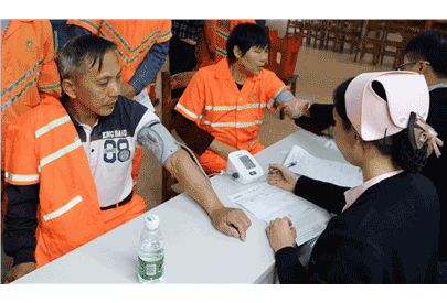 以人為本，關(guān)愛城市美容師健康----美保環(huán)境組織員工體檢